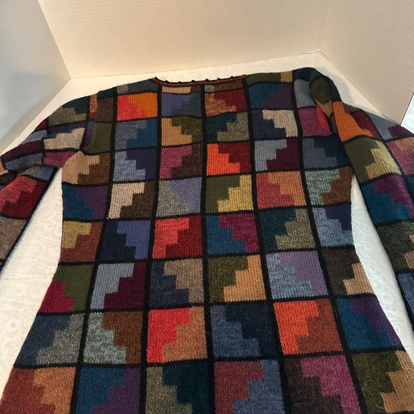 Premium Alpaca Hand Knit Cardigan Sweater Size S - Picture 2 of 9